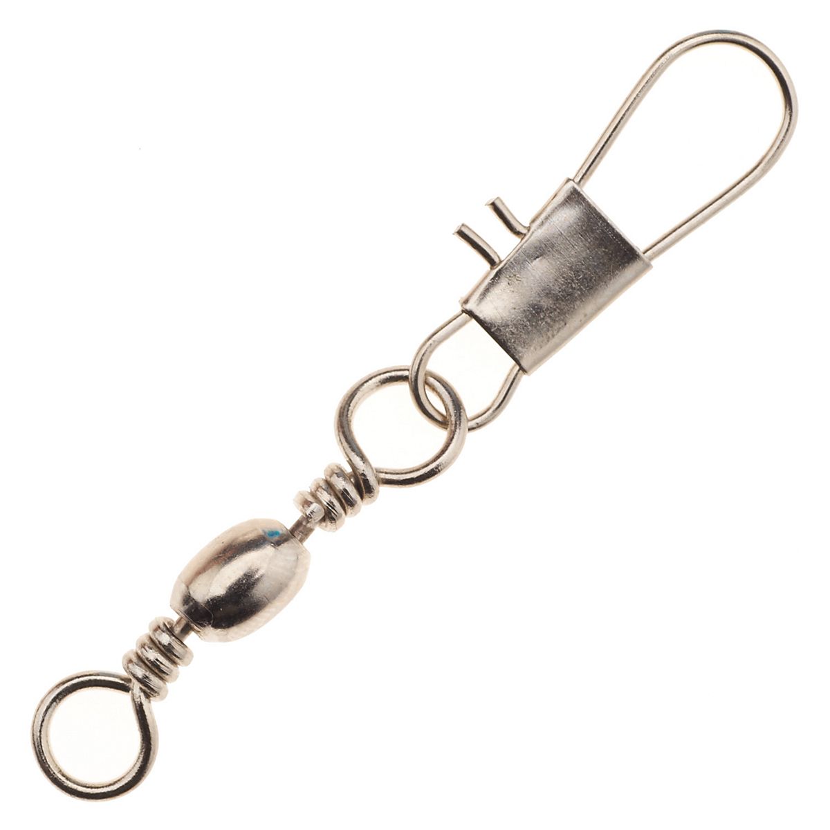 Eagle Claw Barrel Swivels with Interlock Snap Nickel 12Pack Academy