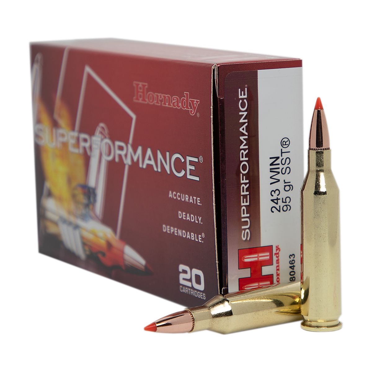 Hornady Superformance SST .243 Win 95-Grain Rifle Ammunition - 20 ...