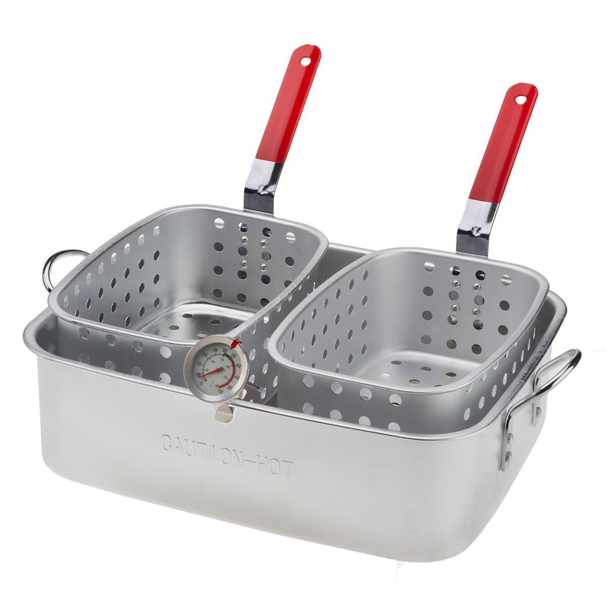 Outdoor Gourmet 15 qt. Pan with Dual Baskets Academy