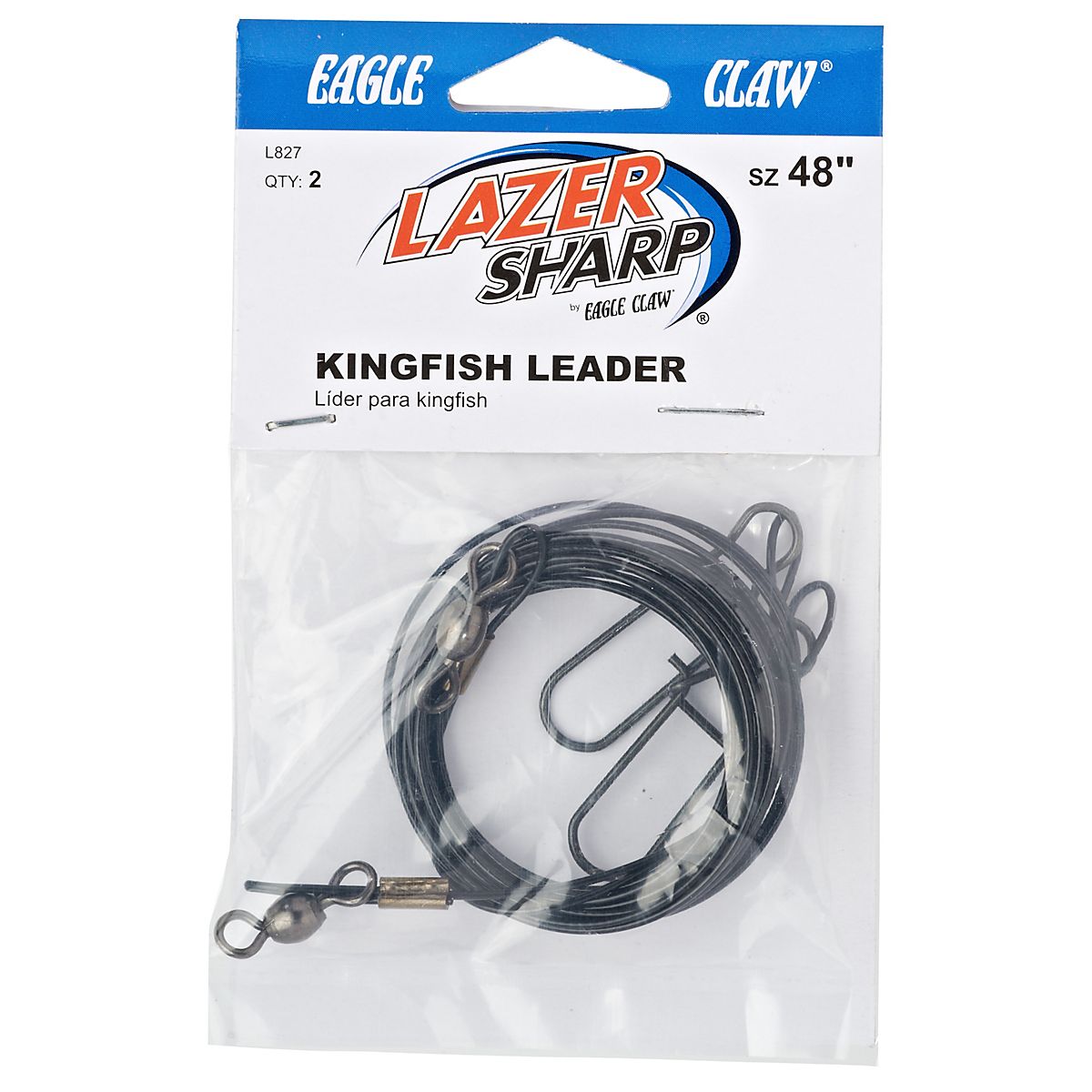 Eagle Claw 48" Saltwater Leader Rigs 2Pack Academy