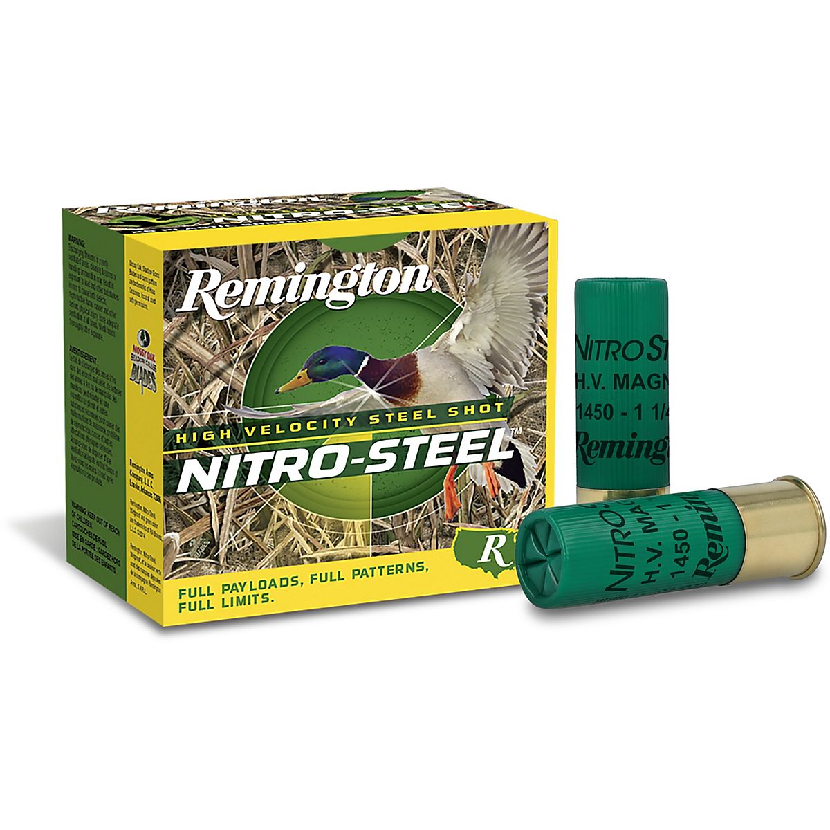 Remington Nitro Steel High-Velocity 12 Gauge Shotshells - 25 Rounds