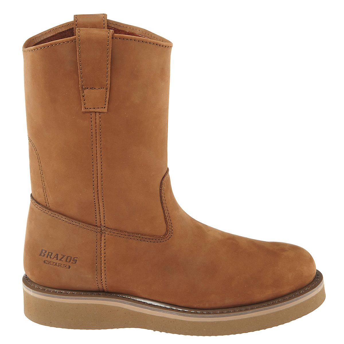 Brazos Men's Wellington Steel Toe Work Boots Academy