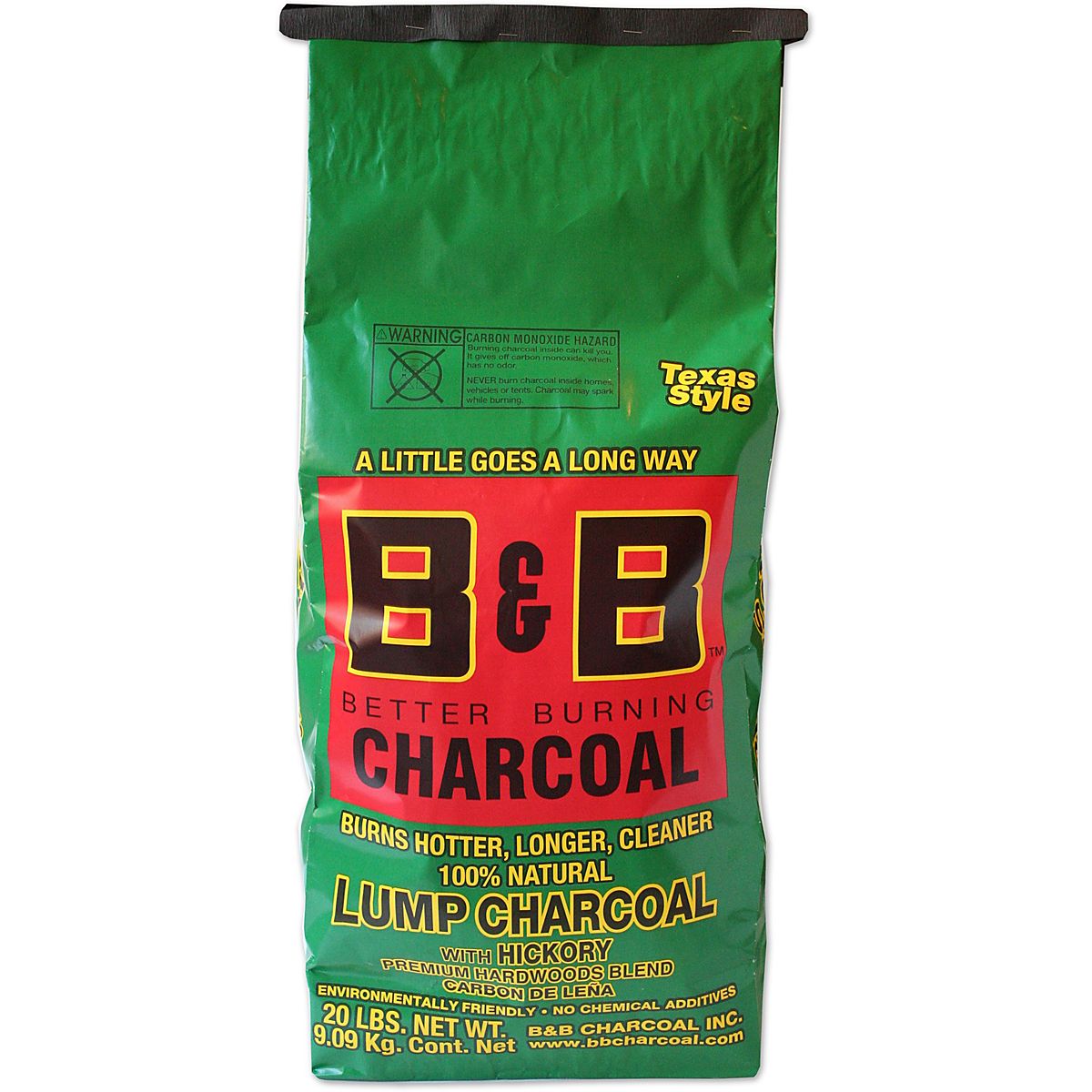 B B Hickory 20 lb. Lump Charcoal Academy