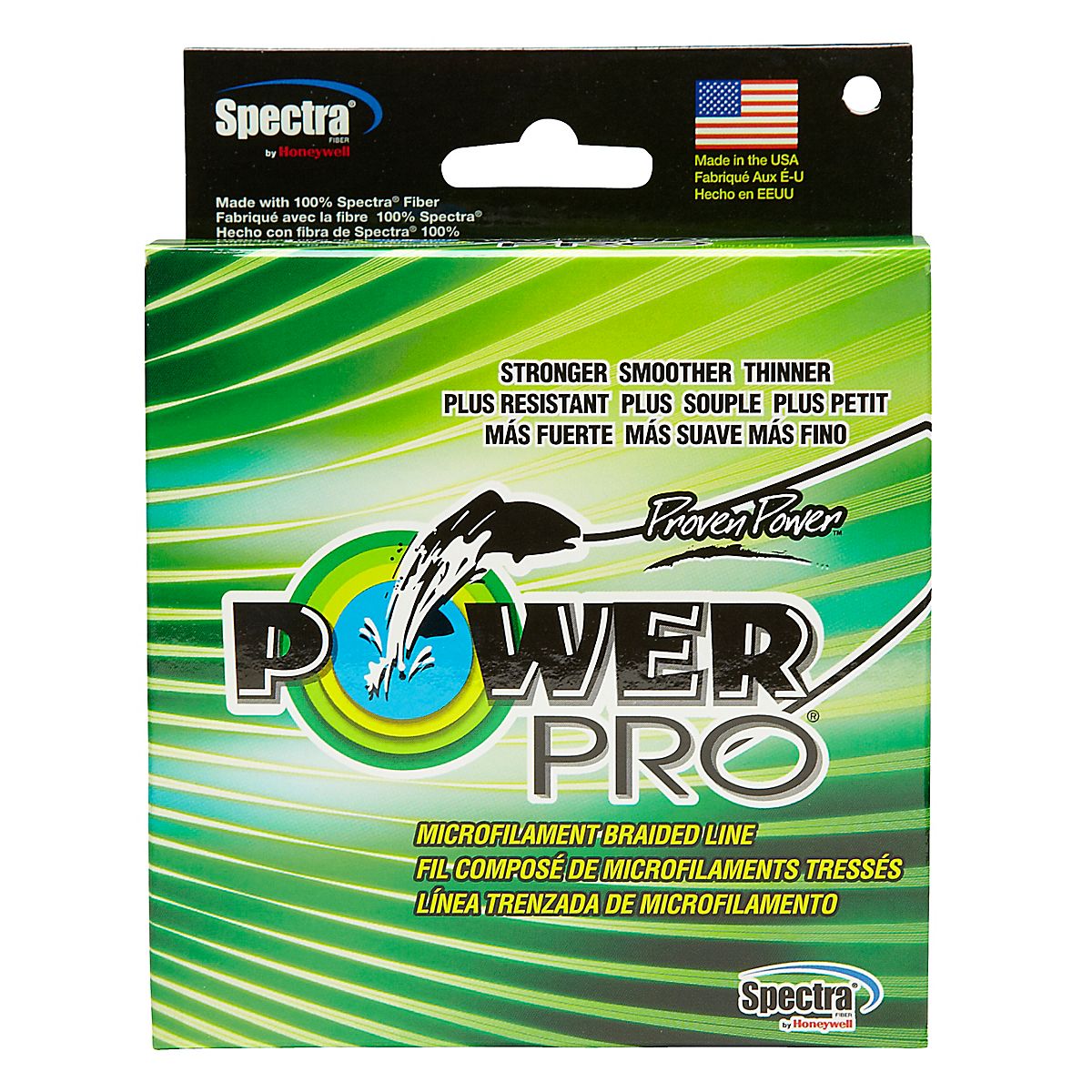 PowerPro 8 lb 150 yards Braided Fishing Line Academy