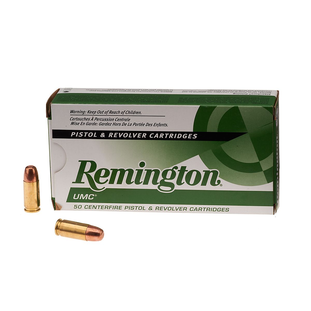 Remington UMC 9mm Luger 147-Grain Centerfire Handgun Ammunition | Academy