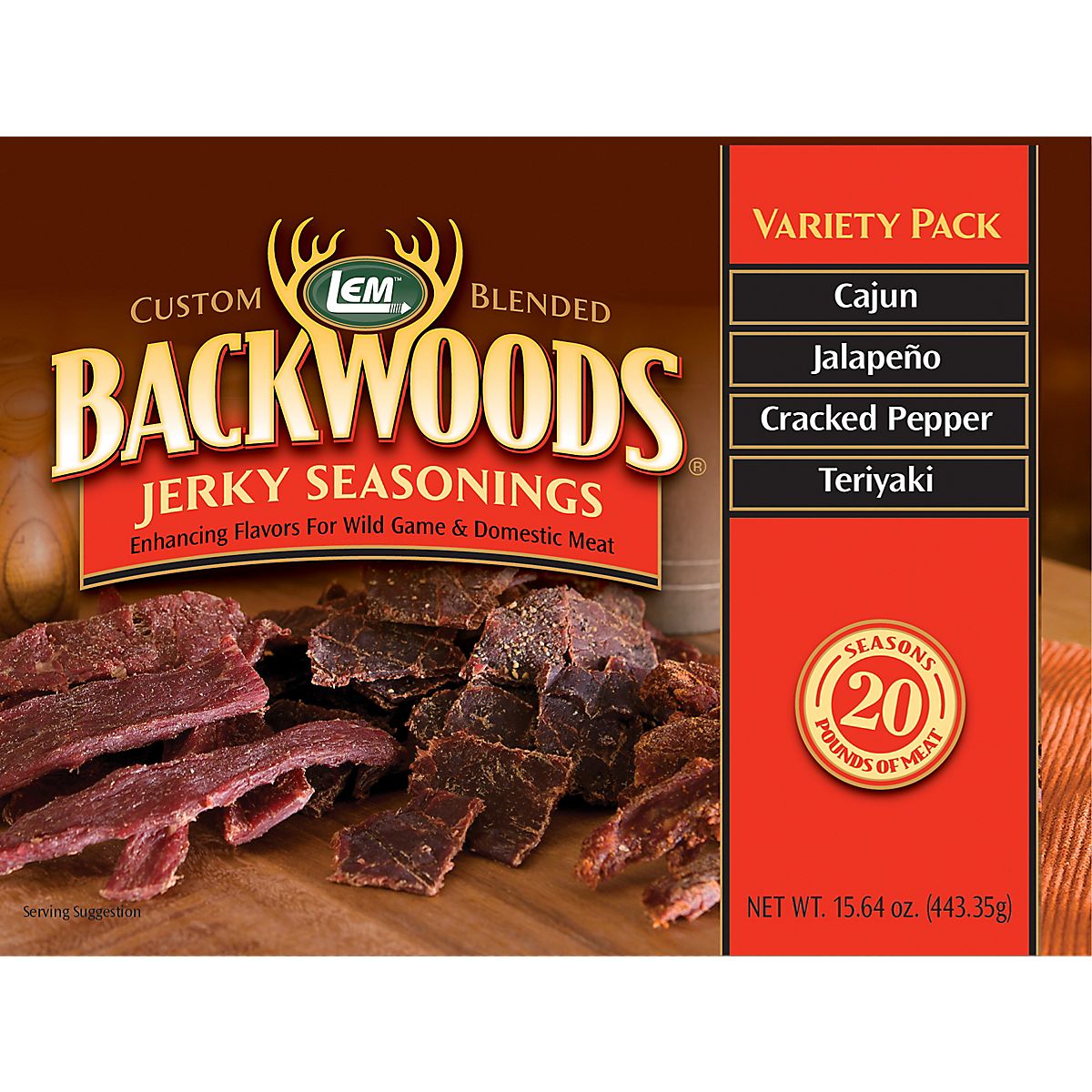 LEM Backwoods Jerky Seasoning Variety Pack Academy