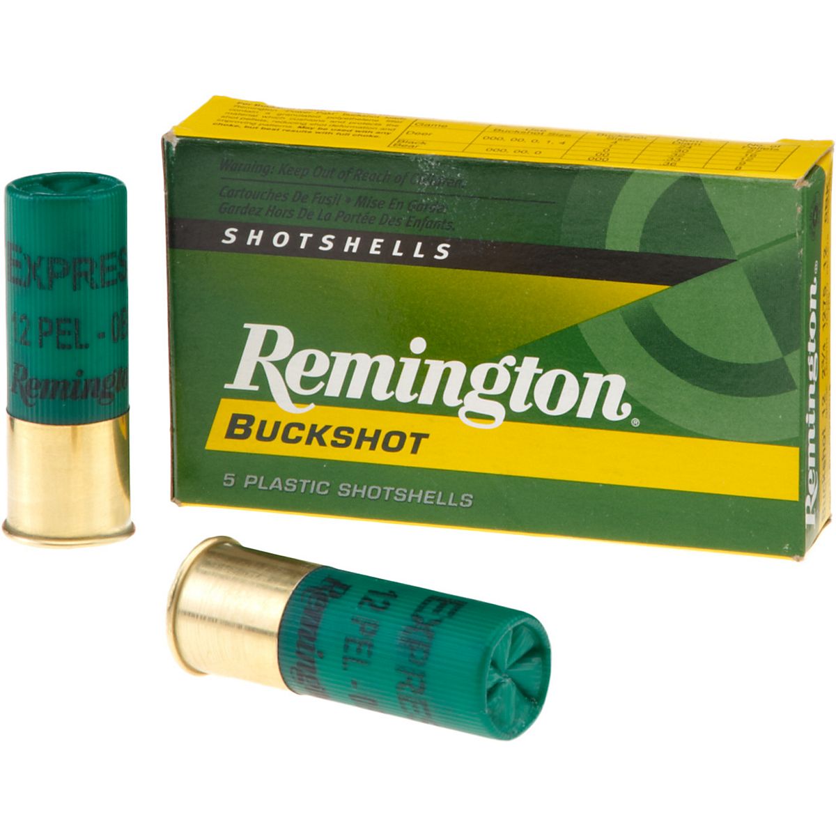 Remington Express 12 Gauge Buckshot - 5 Rounds | Academy