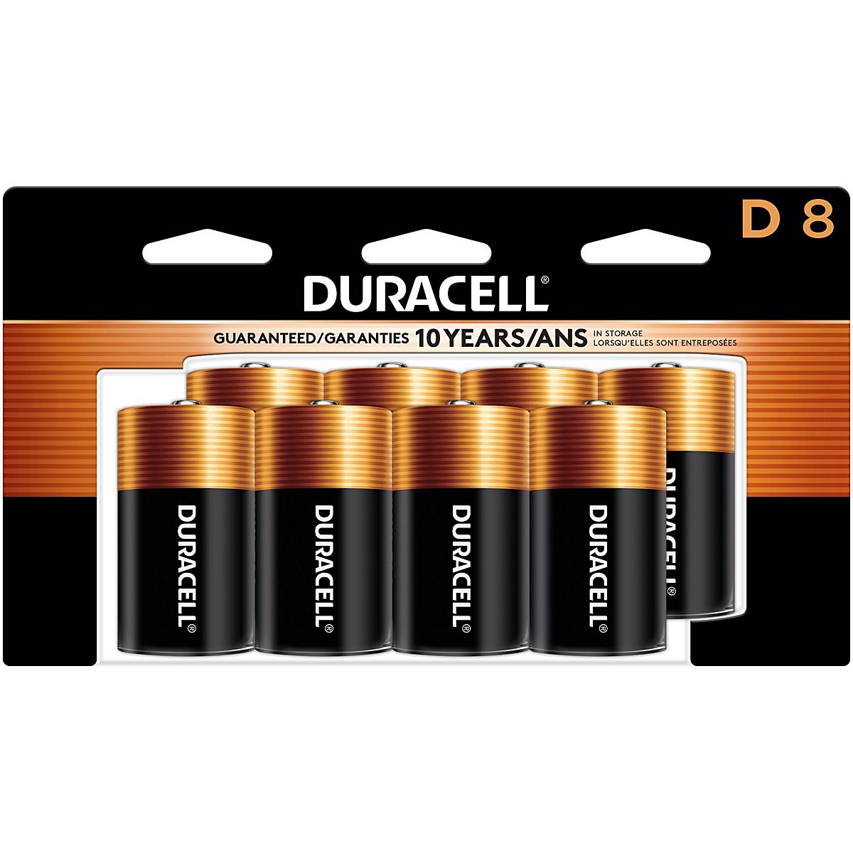 Duracell Coppertop D Batteries 8-Pack | Academy