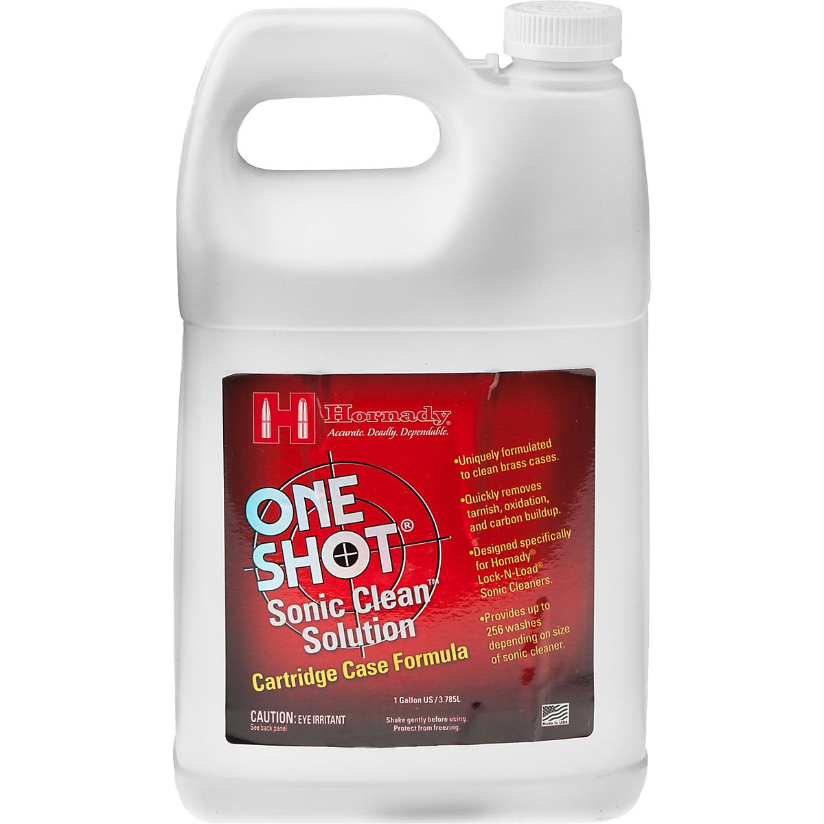 Hornady One Shot® Sonic Clean™ 1Gallon Cartridge Case Formula Solution