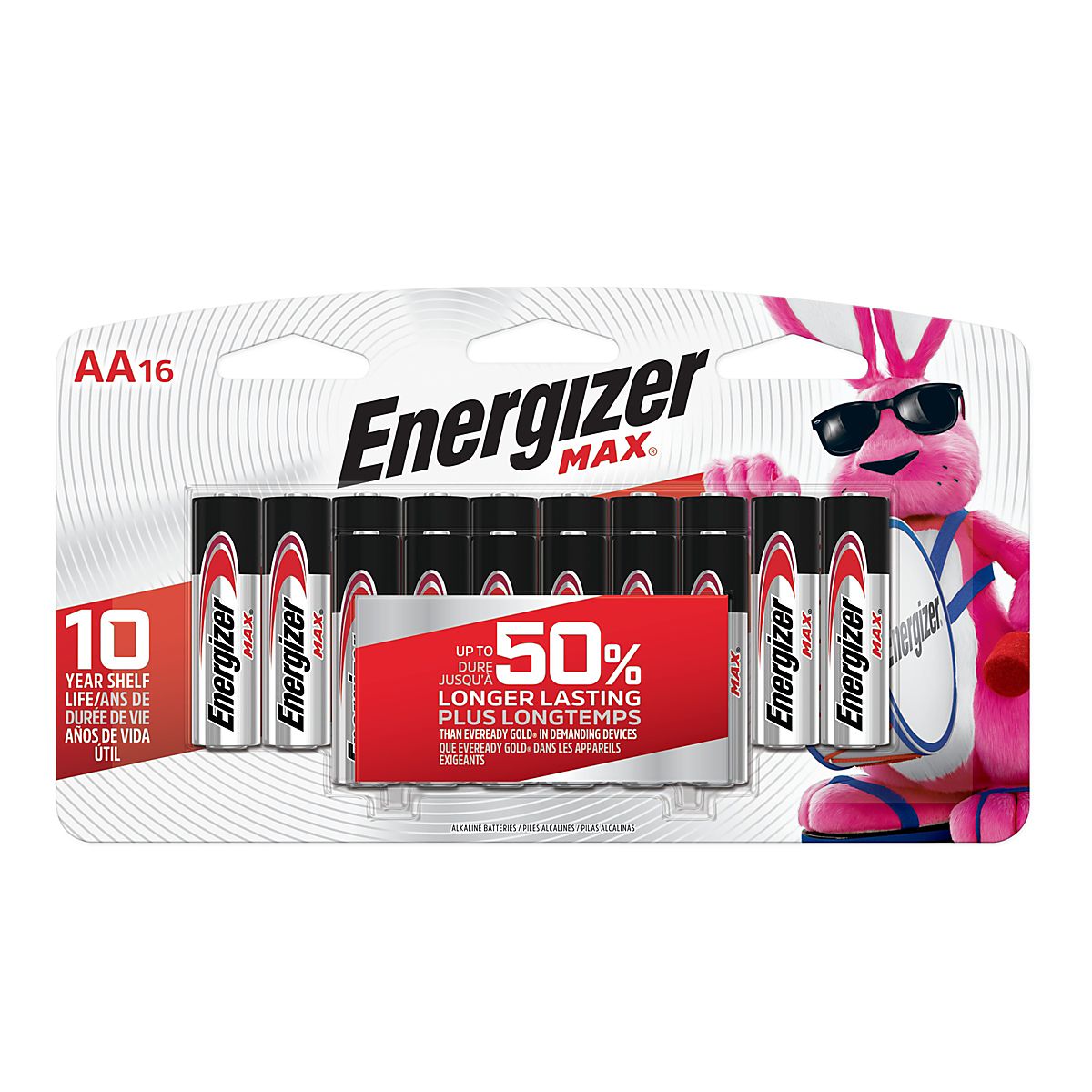 Energizer® AA Alkaline Batteries 16-Pack | Academy