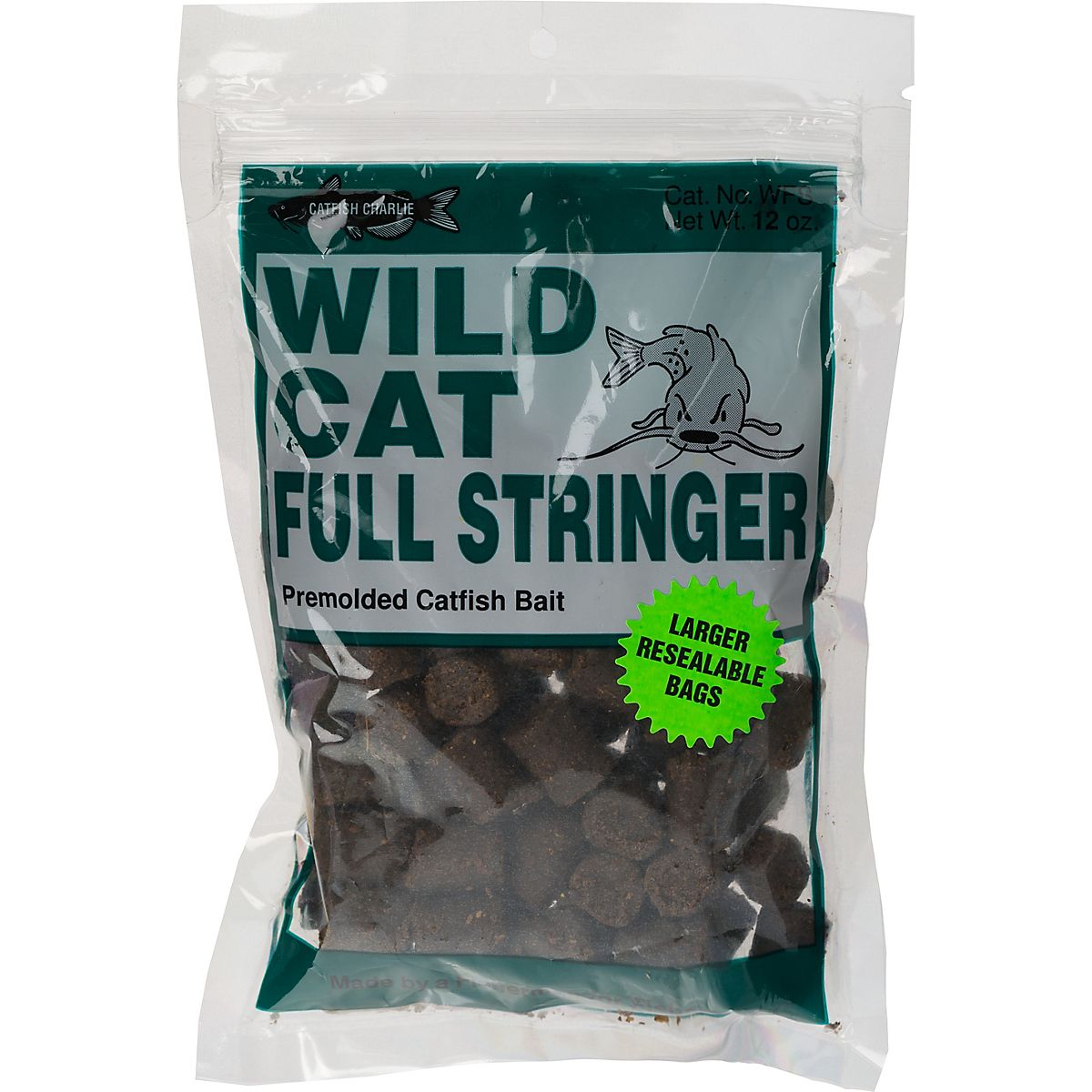 Catfish Charlie Wild Cat 12 oz. FullStringer Catfish Dough Bait Academy
