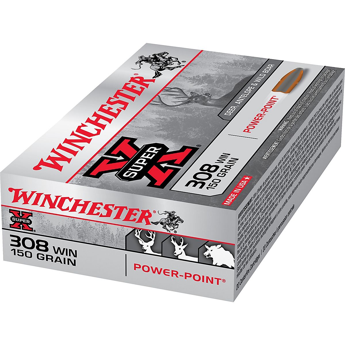 Winchester SuperX PowerPoint .308 Winchester 150Grain Rifle