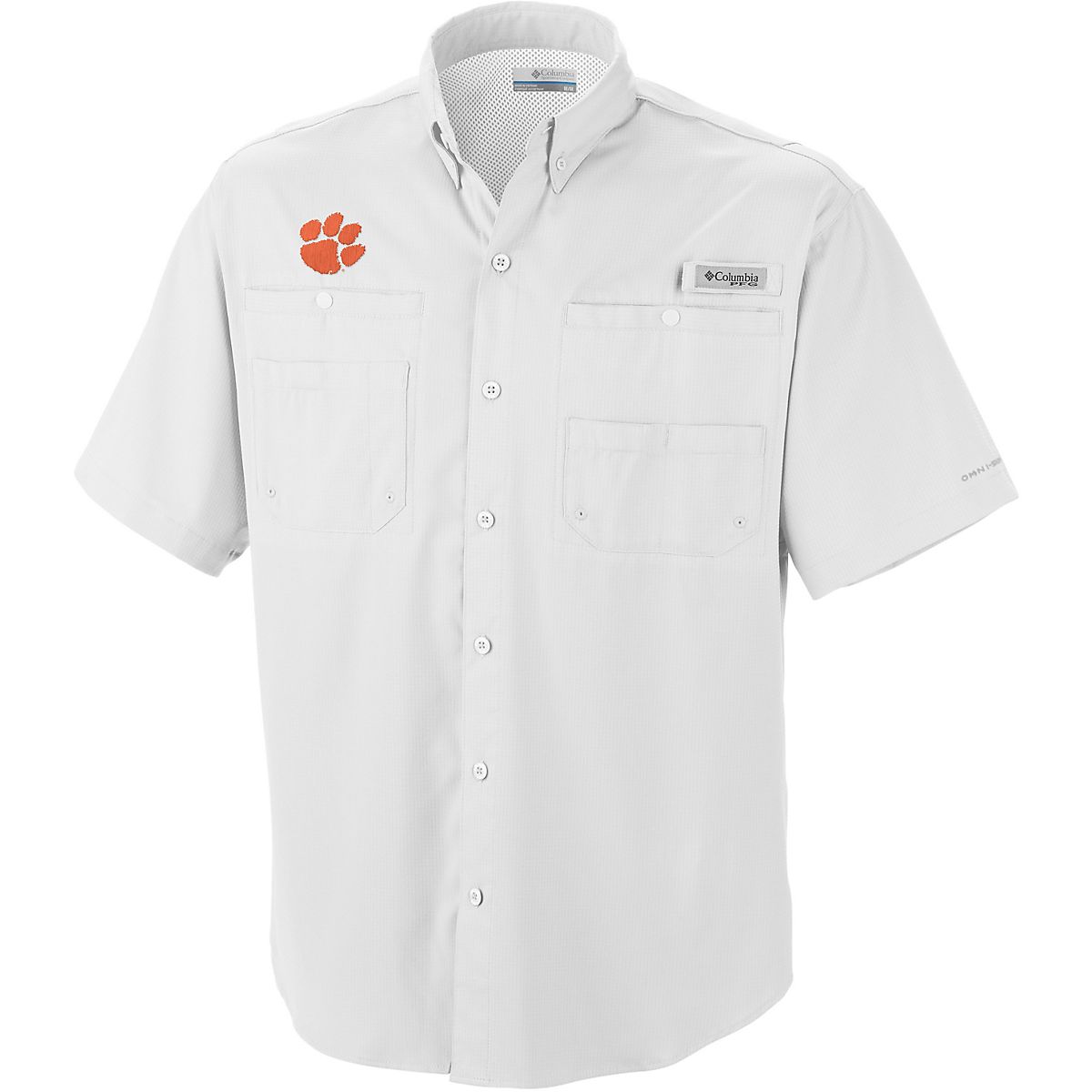 Columbia Sportswear Men's Clemson University Tamiami Short Sleeve