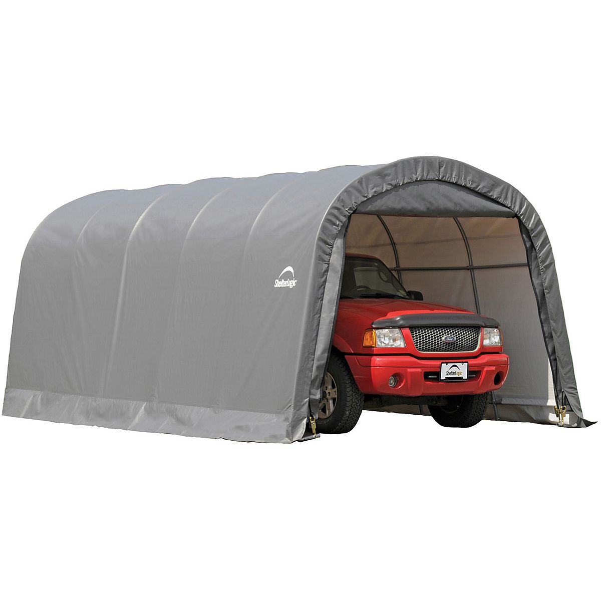 ShelterLogic Garage-in-a-Box RoundTop® 12' X 20' Storage Shelter | Academy