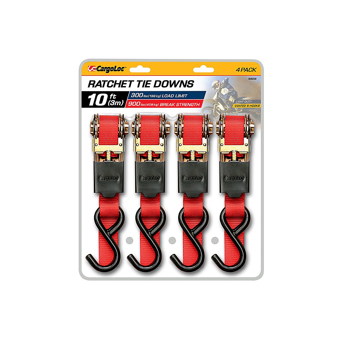 CargoLoc 10' Tie Downs 4-Pack | Academy