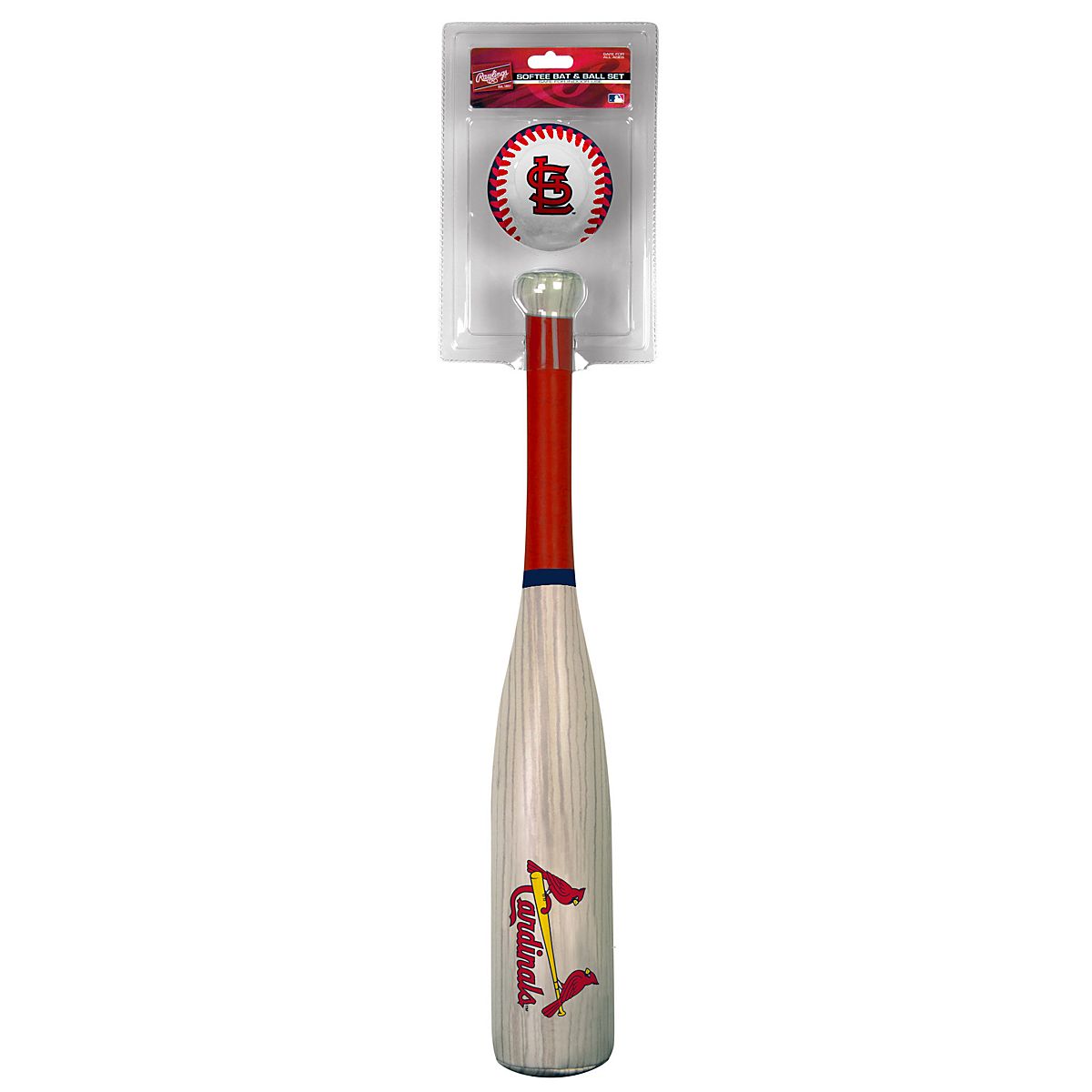 Rawlings® Kids' St. Louis Cardinals MLB Grand Slam Bat and Ball Set