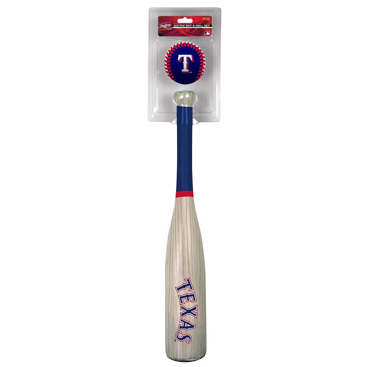 Rawlings® Kids' Texas Rangers MLB Grand Slam Bat and Ball Set | Academy