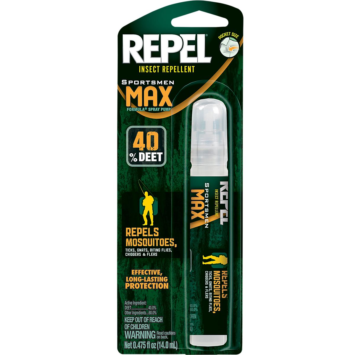 Repel Sportsman Max Formula Insect Repellent PenSize Pump Spray Academy