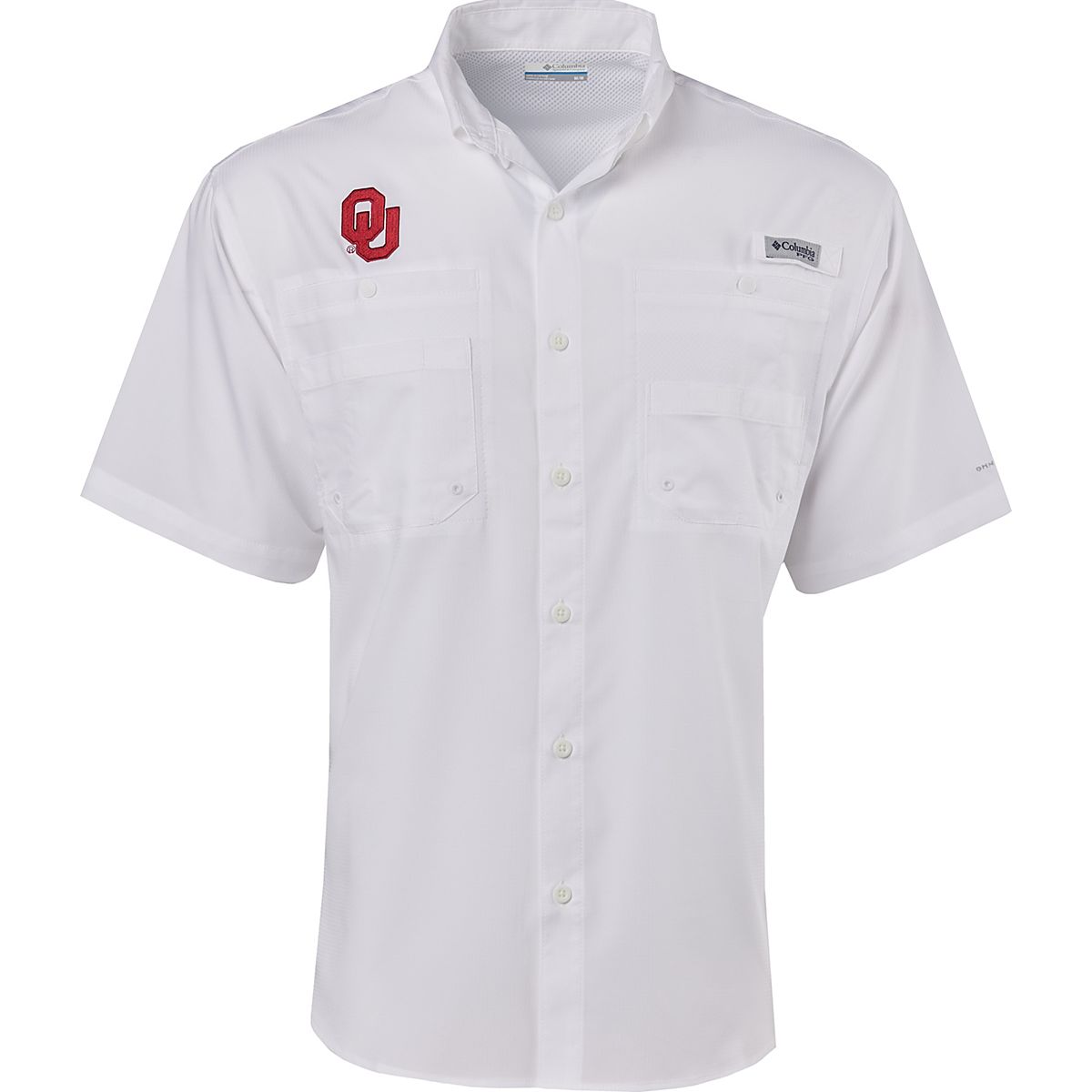 Columbia Sportswear Men's NCAA Tamiami Short Sleeve Fishing Shirt Academy