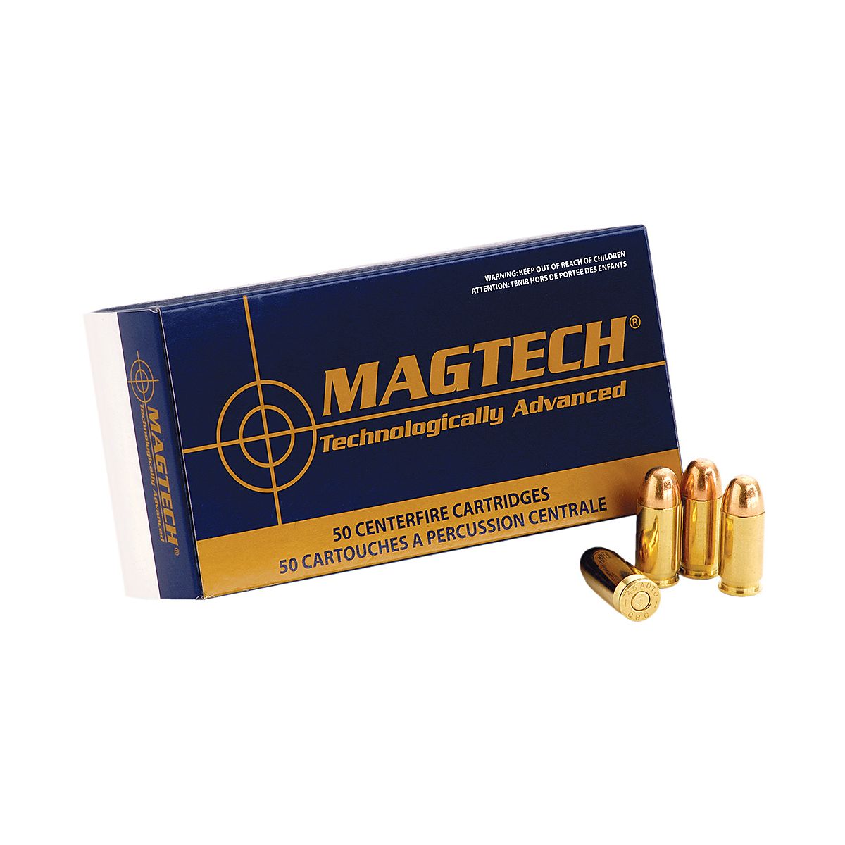 Magtech, Sport Shooting, 9MM, 124 Grain, Full Metal Case, 50 Round Box