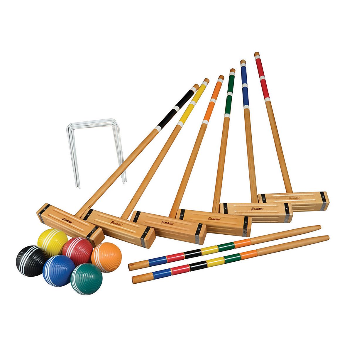 Franklin Sports 6Player Classic Croquet Set Academy