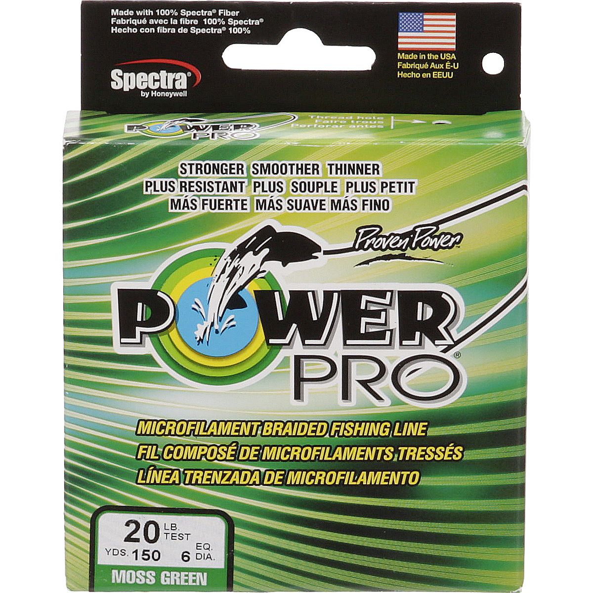 PowerPro 20 lb 150 yards Braided Fishing Line Academy