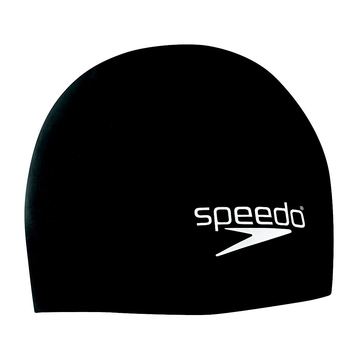 Speedo Men's Solid Silicone Swim Cap Academy