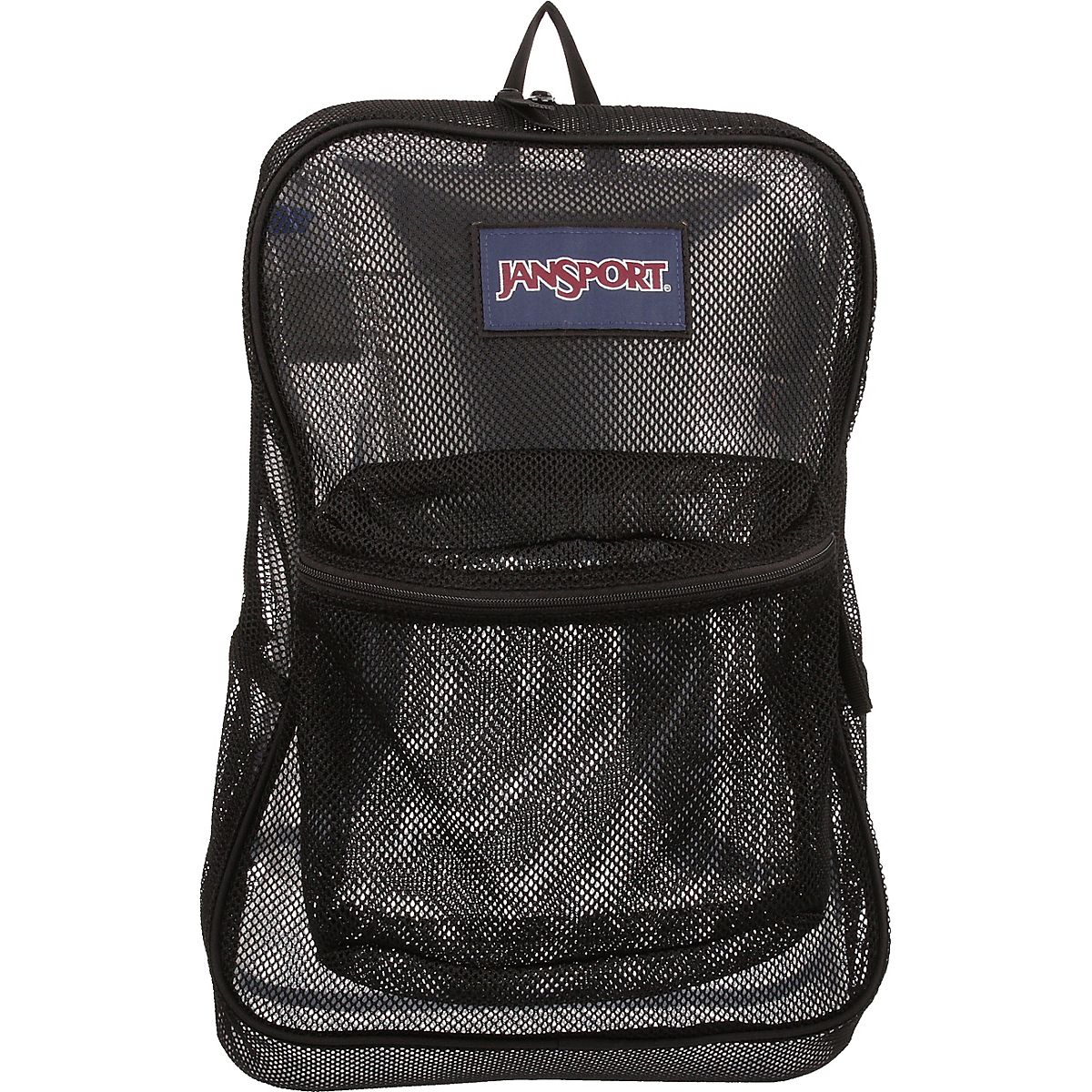 Black shop mesh backpack