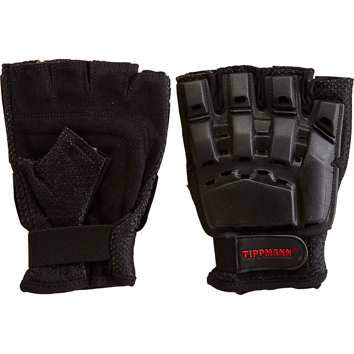 Tippmann Adults' Armored Fingerless Paintball Gloves Academy