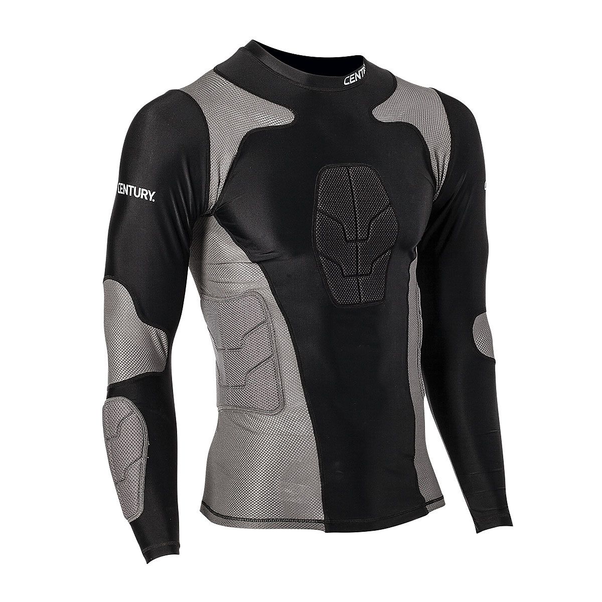 Century Men's Long Sleeve Padded Compression Shirt Academy