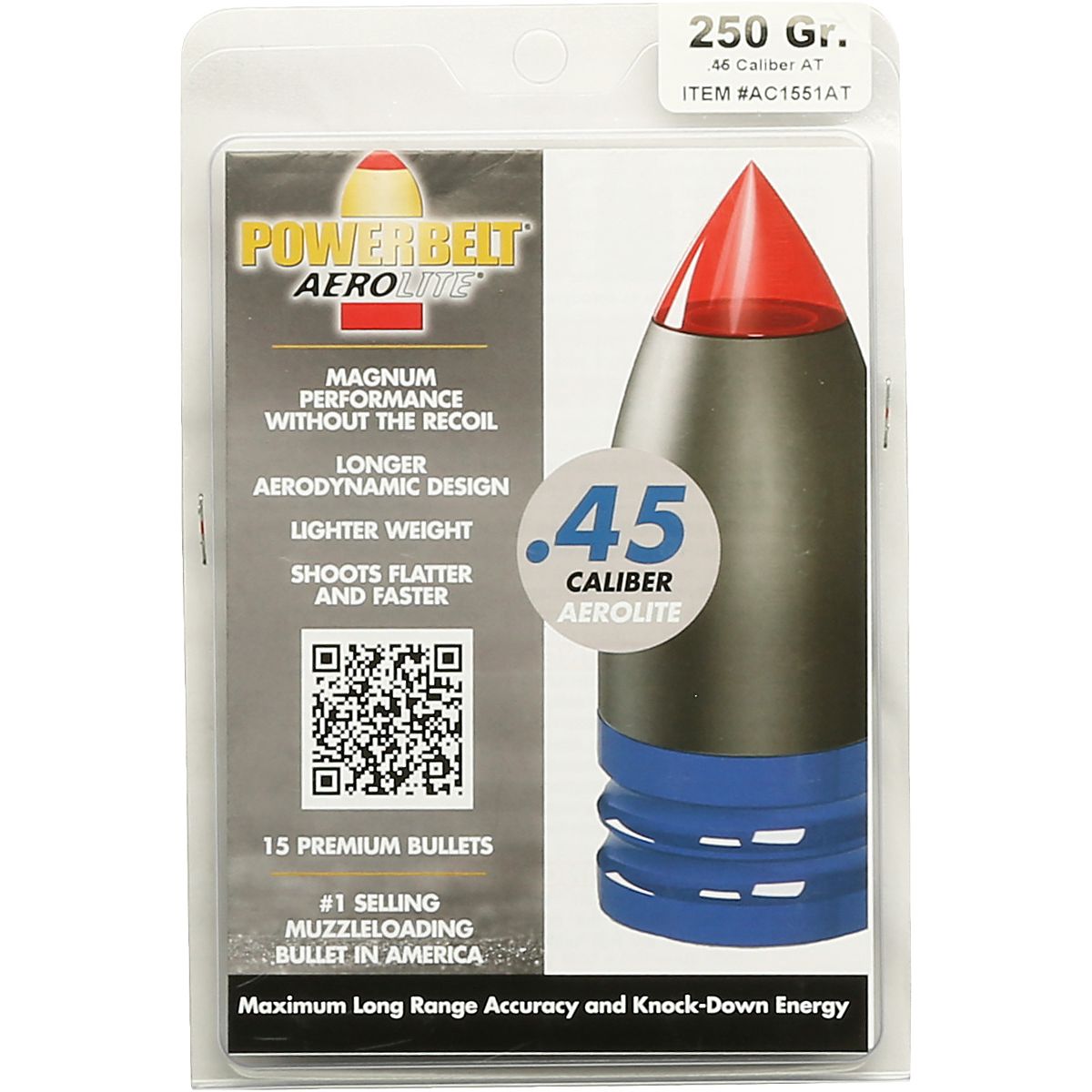 Powerbelt® Aerolite™ Bullets, 50 Cal 250 Grain