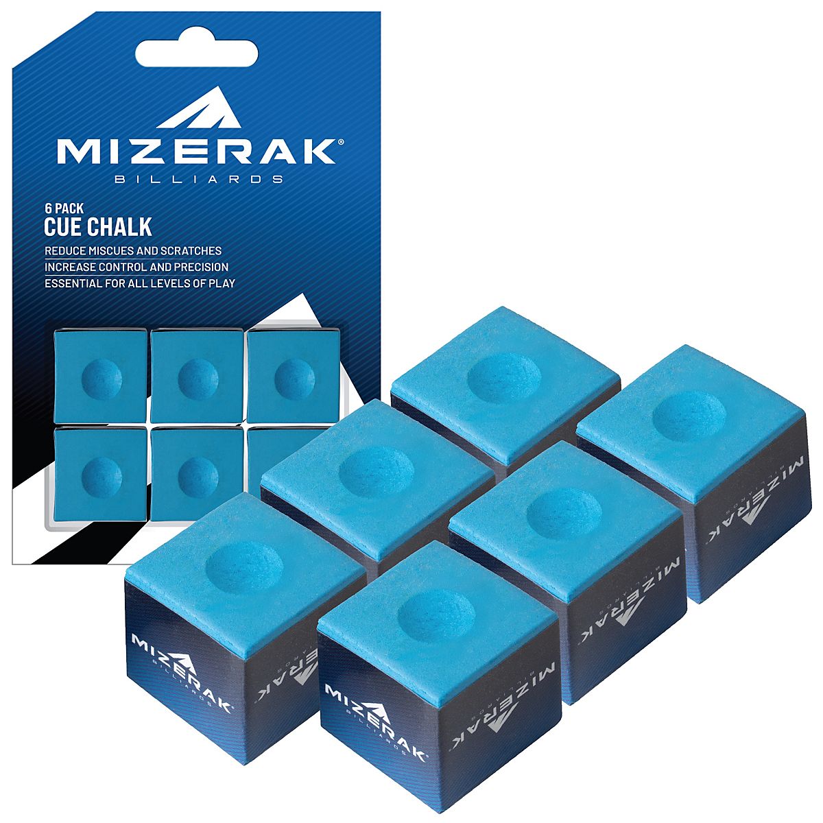 Mizerak™ Billiard Chalks 6-Pack | Academy