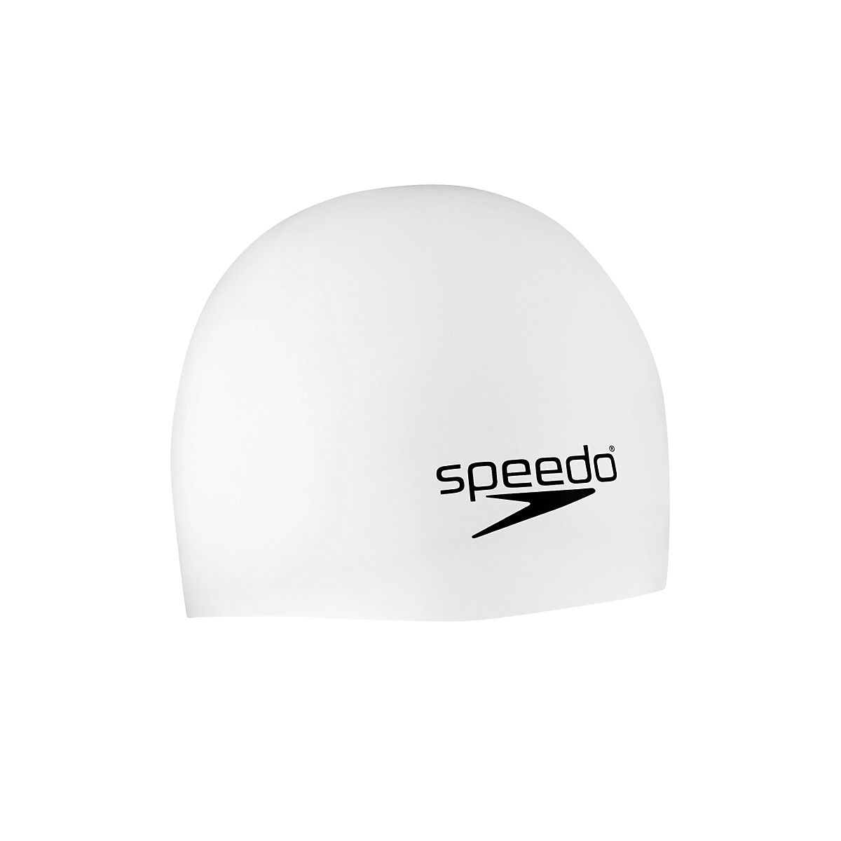 Speedo Elastomeric Solid Silicone Swim Cap Academy