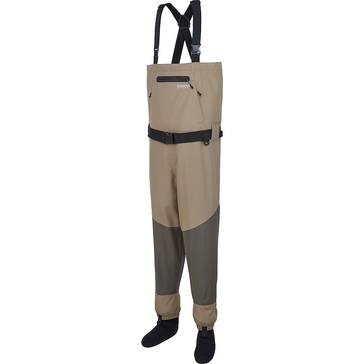 8 Fans Breathable Chest Wader for Men Stocking Foot 3-Ply 100