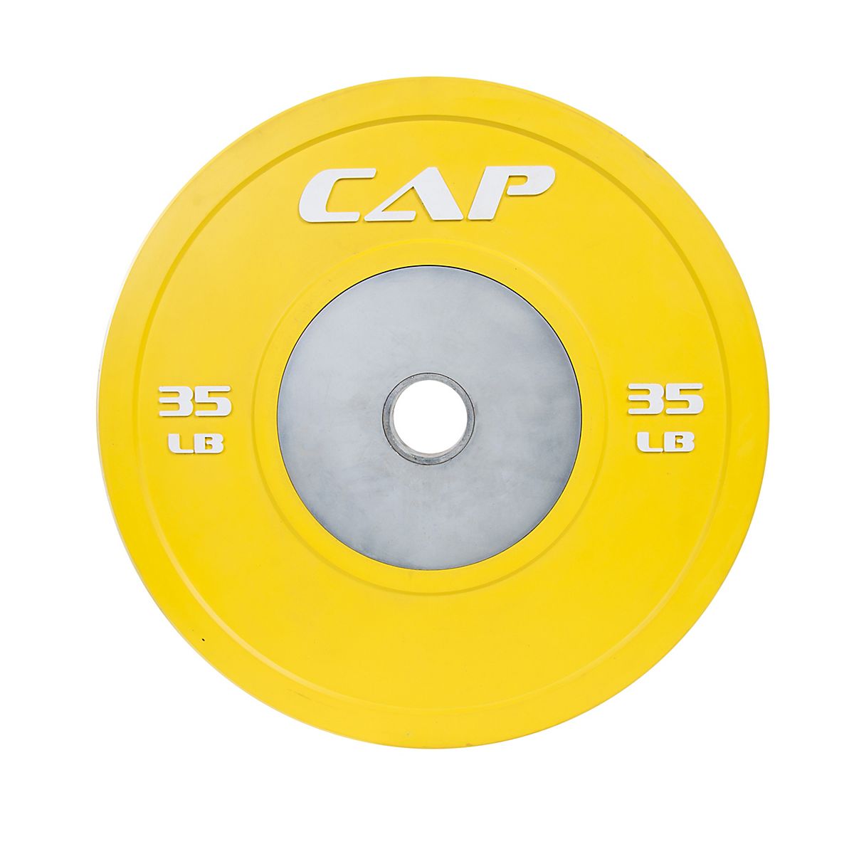 CAP Barbell Olympic Rubber Competition Bumper Plates with Steel Inserts