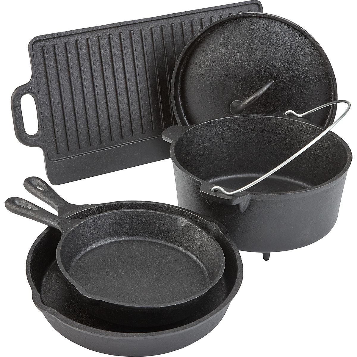 Outdoor Gourmet 16 in Cast-Iron Deep-Dish Skillet