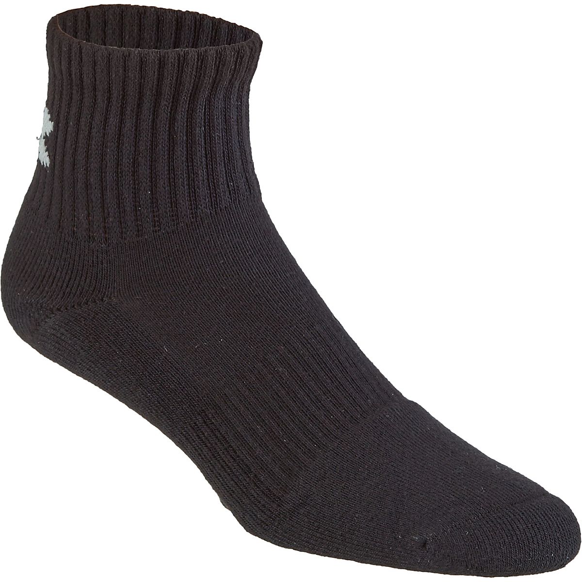 Under Armour Men's Charged Cotton 2.0 Quarter Socks 6 Pack Academy