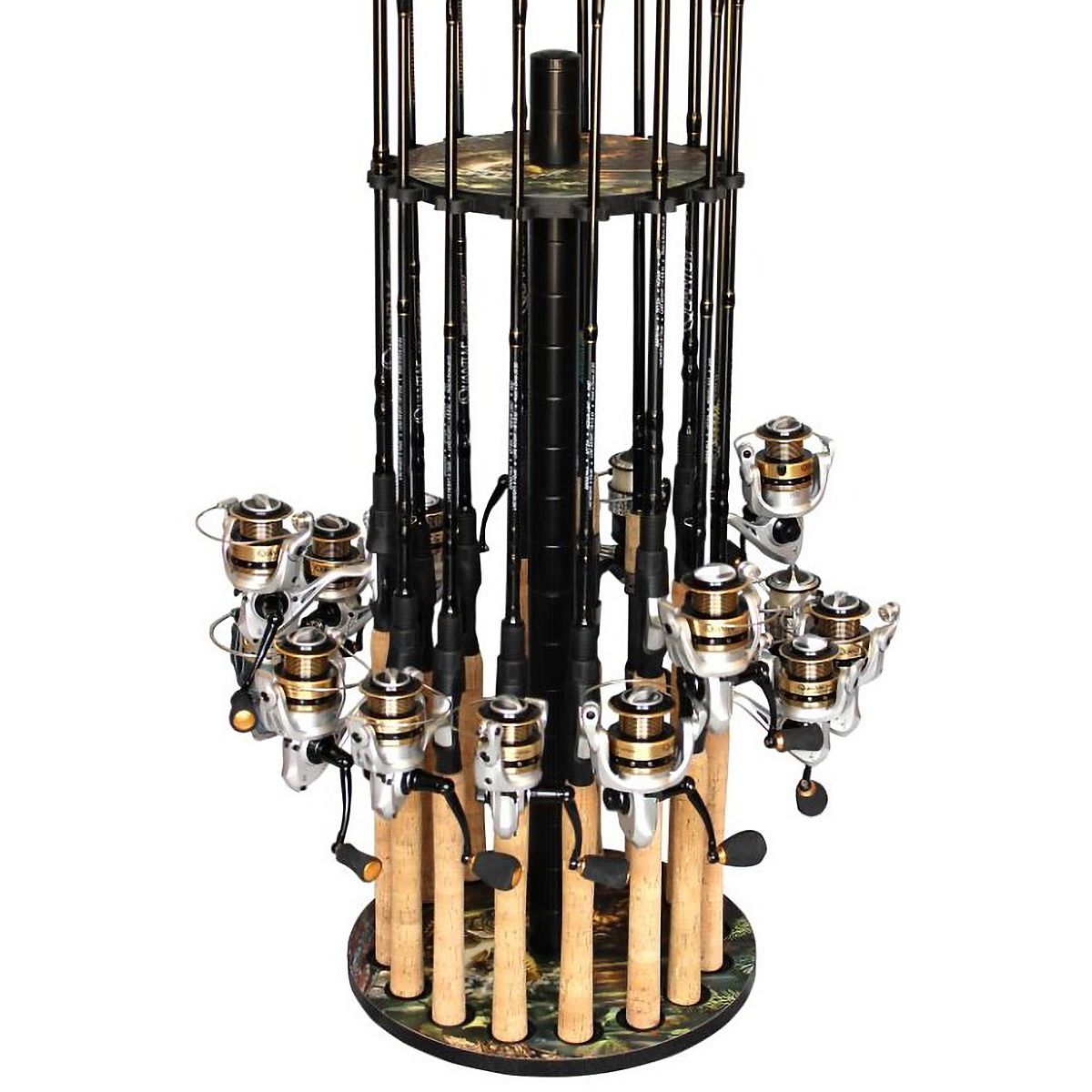 Rush Creek Round 16-Rod Storage Rack | Free Shipping at Academy