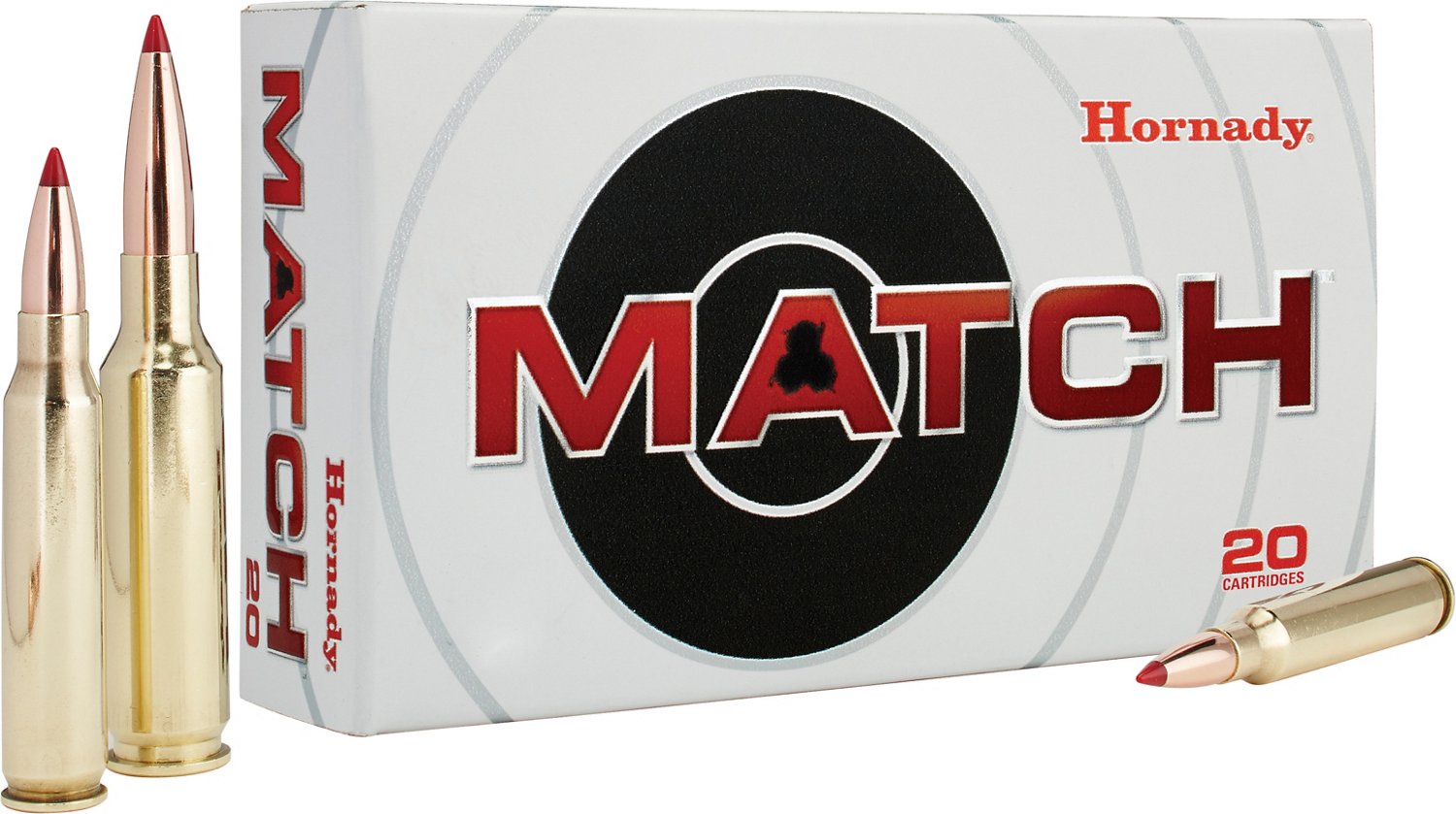Hornady ELD Match 6 5 Creedmoor 147 Grain Rifle Ammunition 20 Rounds 