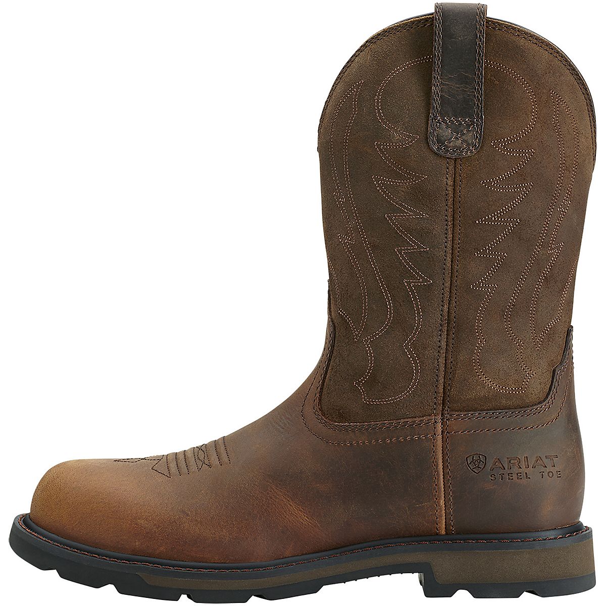 Ariat Men's Groundbreaker EH Steel Toe Wellington Work Boots