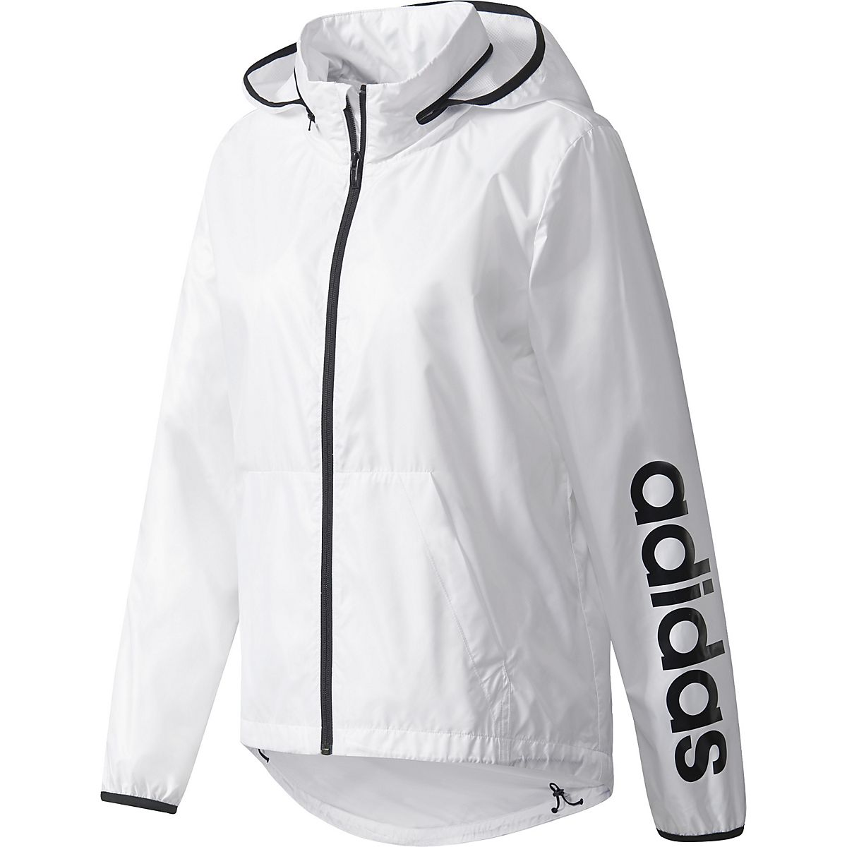 adidas women's linear windbreaker