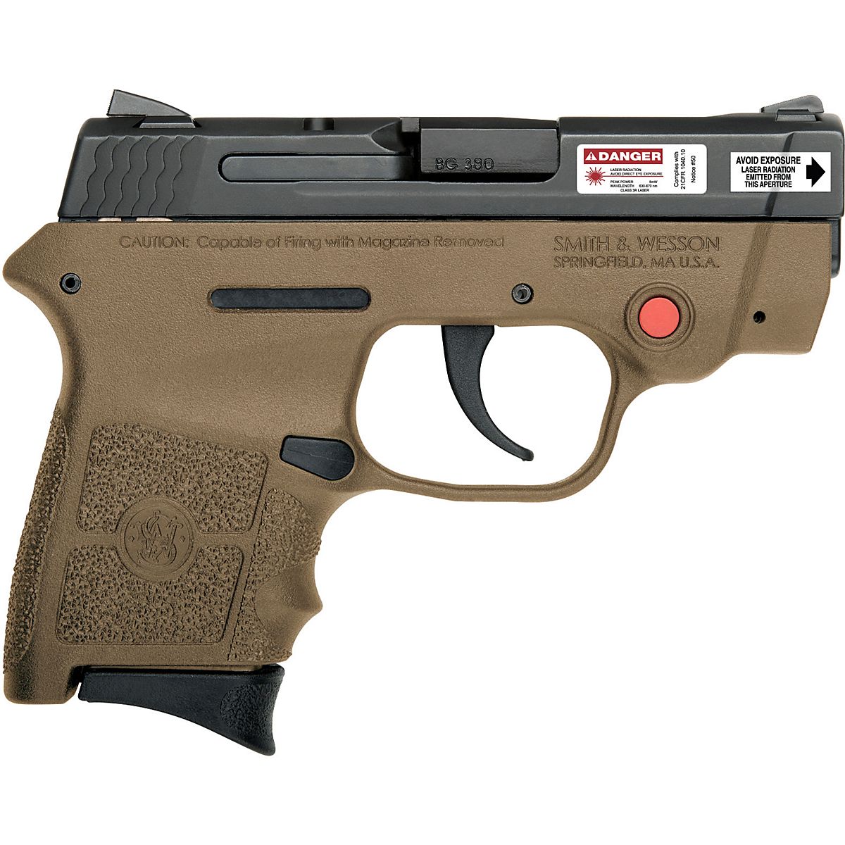 Smith Wesson M P Bodyguard Fde Crimson Trace Red Laser Acp Sub Compact Round Pistol