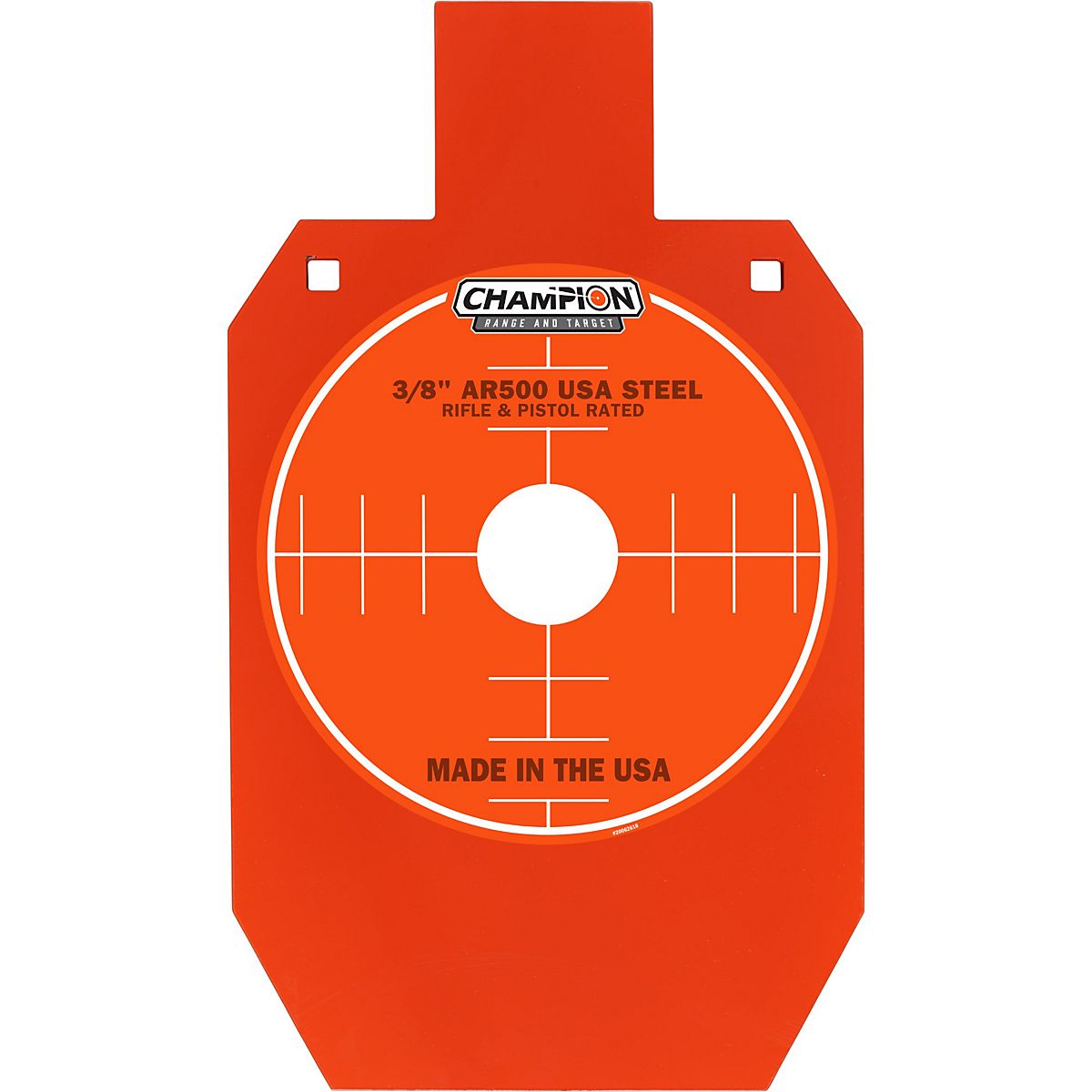 Champion Targets 66 Percent IPSC AR500 3/8 Steel Target Academy