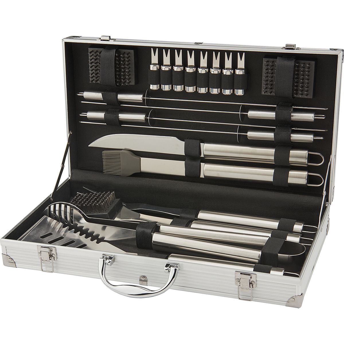 Outdoor Gourmet Deluxe Aluminum Barbecue Tool Set Academy