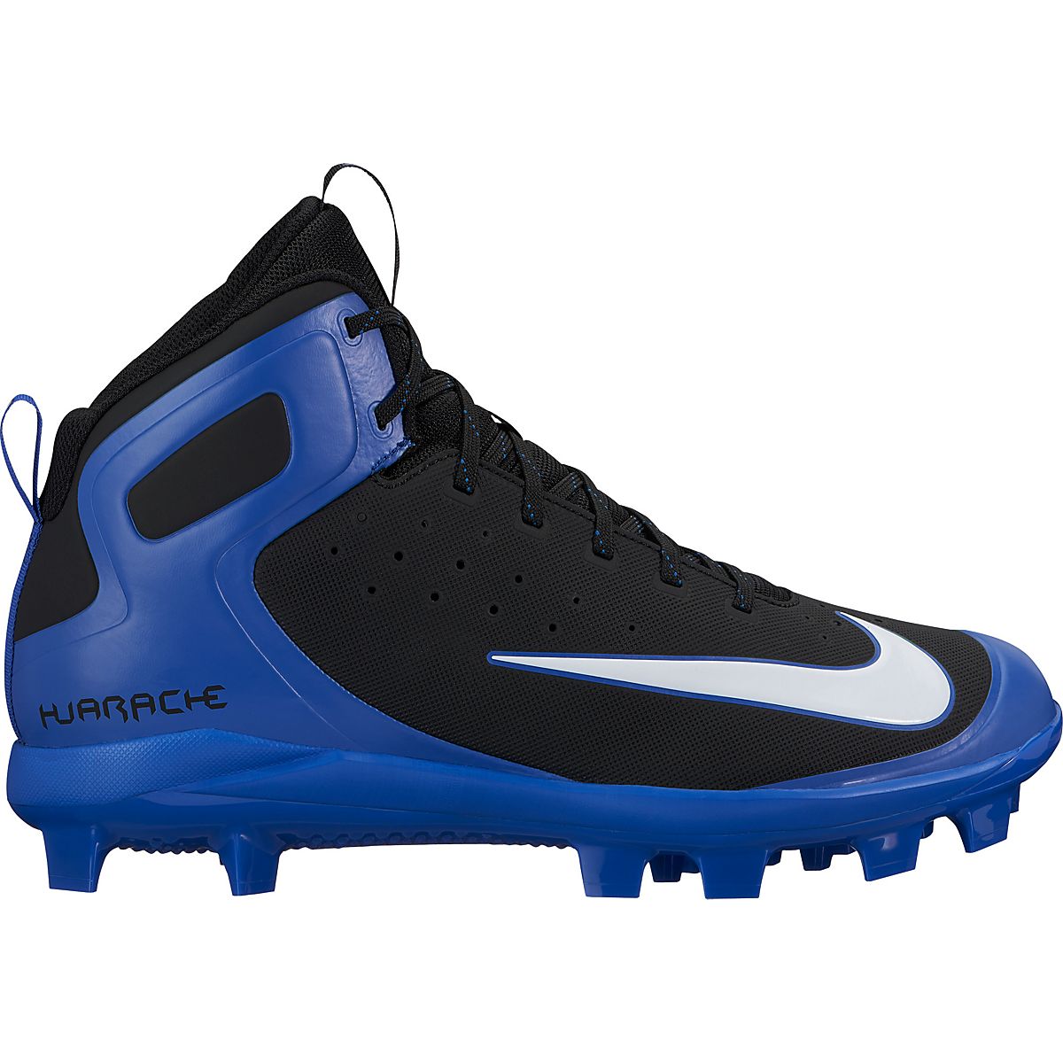 Nike Men's Alpha Huarache Pro Mid MCS Baseball Cleats Academy