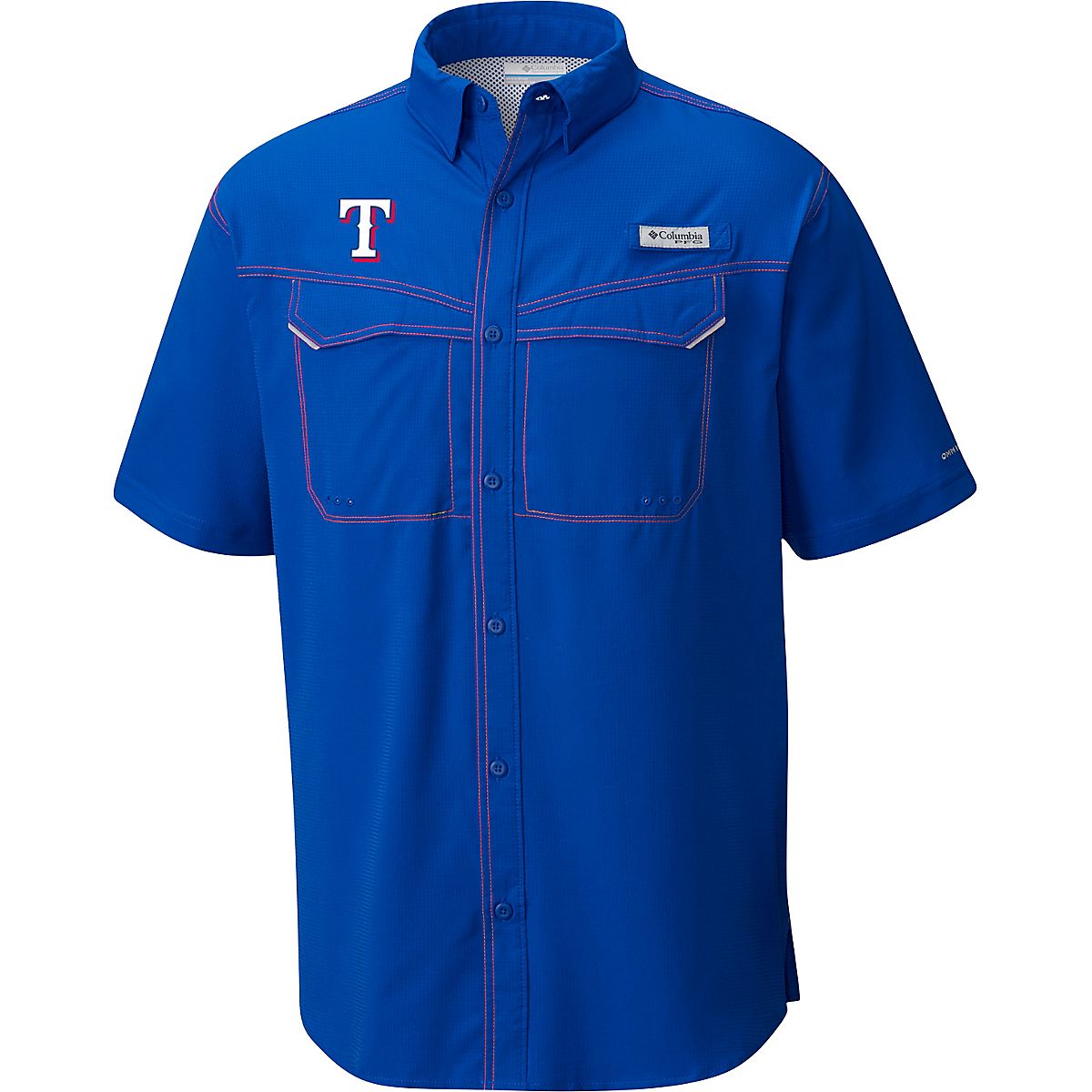 New Columbia Sportswear Men's Texas Rangers PFG Low Drag Shirt White/R –  PremierSports