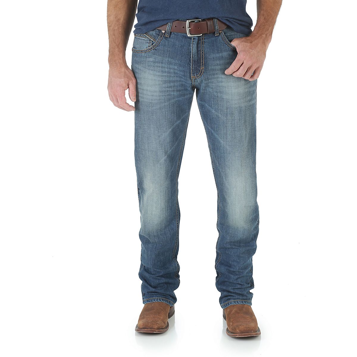 Wrangler Men's Retro Slim Fit Bootcut Jean Tobacco