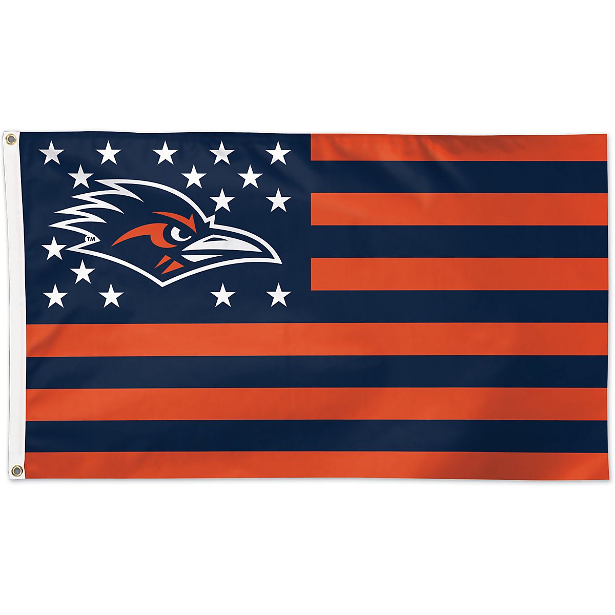 WinCraft Texas San Antonio Roadrunners Stars And Stripes Deluxe Flag ...