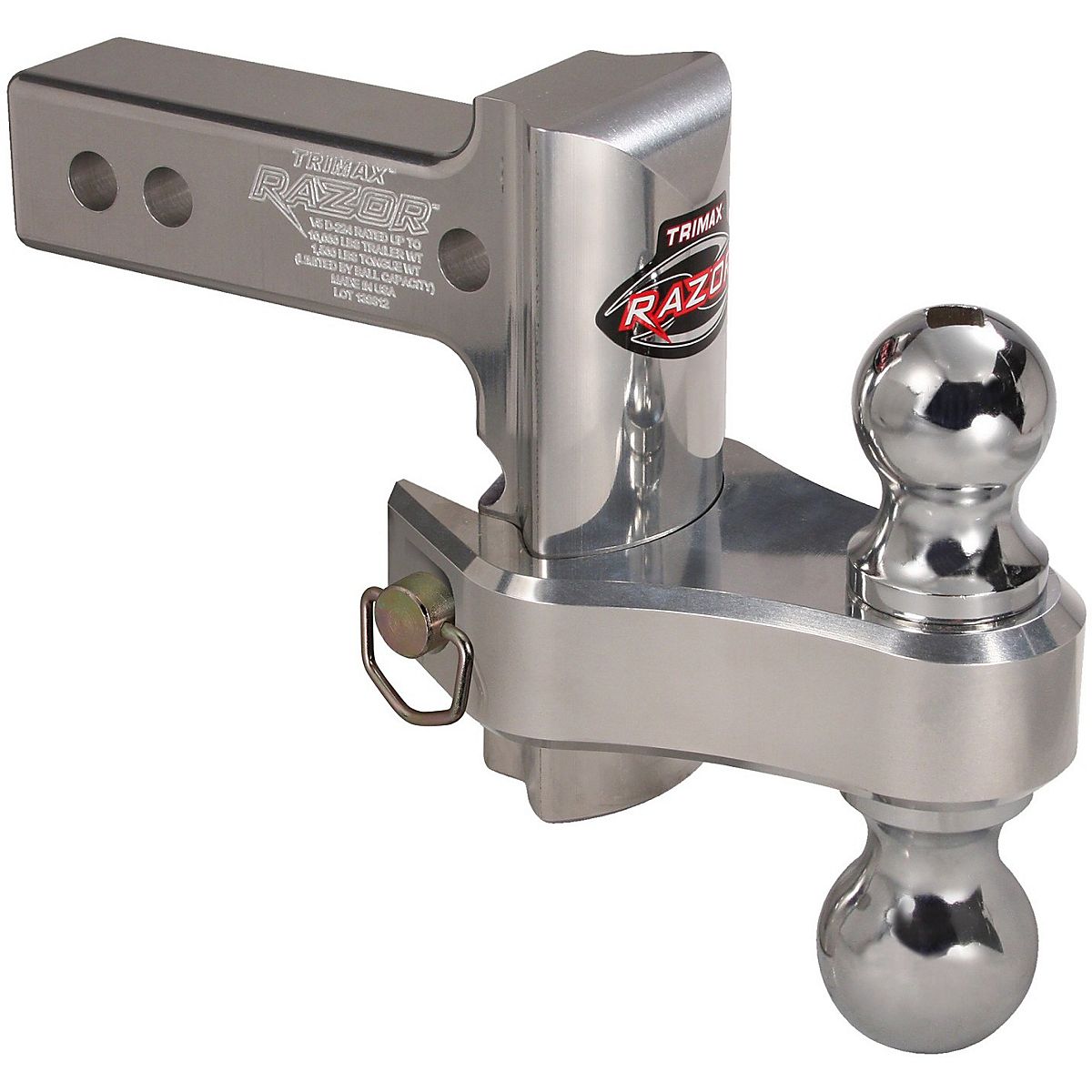 TRIMAX 4 in Aluminum Adjustable Hitch Academy