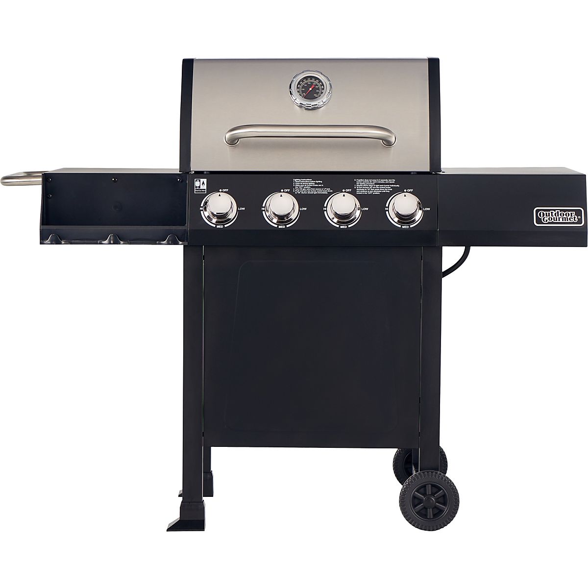 METRO Professional BBQ High End 4 Burners Foldable 